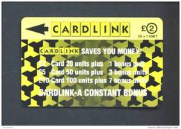 UK  -  Magnetic Phonecard/Cardlink £2  As Scan - Other & Unclassified