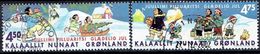 GREENLAND  # FROM 2002 STAMPWORLD  389-90 - Oblitérés