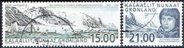 GREENLAND  # FROM 2003 STAMPWORLD  394-95 - Oblitérés