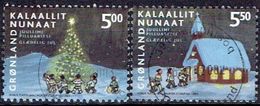 GREENLAND  # FROM 2003 STAMPWORLD  401-02 - Used Stamps