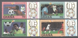 Ghana 1982 Yvert 752-55, Espa&ntilde;a &acute;82, Football World Cup - MNH - Ghana (1957-...)