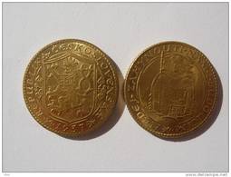 1937 FAUSSE MONNAIE COPIE DU RARE DUCAT DUKAT OR GOLD 1937 COPIE PETITE TAILLE NAPOLEON - Czechoslovakia