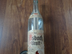 Bouteille 3 Litre Asbach Uralt(Alter Weinbrand) Vide - Alcoolici