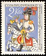 Czechoslovakia / Stamps (1963) 1336: Czech And Slovak Folk Art (post Messenger); Painter: Karel Svolinsky - Andere (Aarde)