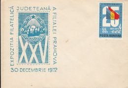 64394- ROMANIAN REPUBLIC ANNIVERSARY, COAT OF ARMS, SPECIAL COVER, 1972, ROMANIA - Briefe U. Dokumente