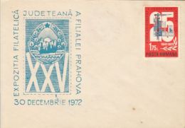 64395- ROMANIAN REPUBLIC ANNIVERSARY, COAT OF ARMS, SPECIAL COVER, 1972, ROMANIA - Briefe U. Dokumente