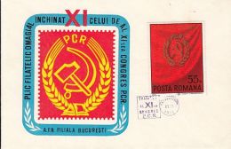 64411- ROMANIAN COMMUNIST PARTY CONGRESS, SPECIAL COVER, 1974, ROMANIA - Covers & Documents