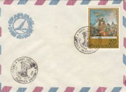 64437- PRINCE MICHAEL THE BRAVE OF WALLACHIA, TRANSYLVANIA AND MOLDAVIA, STAMP AND SPECIAL POSTMARK ON COVER, 1976, ROMA - Covers & Documents