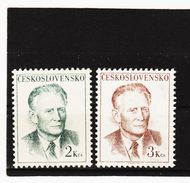 ORY90  TSCHECHOSLOWAKEI CSSR 1967  MICHL 1753/54  ** Postfrisch Siehe ABBILDUNG - Unused Stamps