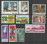 TEN AT A TIME - ISRAEL  LOT OF 10 DIFFERENT 2 - OBLITERE USED GESTEMPELT USADO - Collections, Lots & Séries