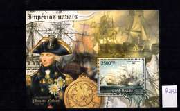 Guinea Bussau 2001, Lord Nelson, Battle Of Trafalgar, Ships, MNH, A2192 - Boten