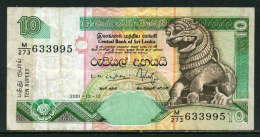 282-Sri Lanka Billet De 10 Rupees 2001 M273 - Sri Lanka