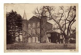 Cpa CHATILLON SUR CHALARONNE Château Bissieux - Châtillon-sur-Chalaronne