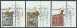 1989 ISRAELE USATO NUOVO ANNO 5750 CON APPENDICE - T14-3 - Used Stamps (with Tabs)