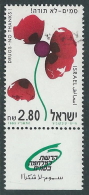 1993 ISRAELE USATO DROGA NO GRAZIE CON APPENDICE - T14-9 - Used Stamps (with Tabs)