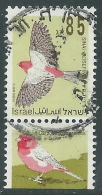 1994 ISRAELE USATO UCCELLI 85 A CON APPENDICE - T15 - Used Stamps (with Tabs)