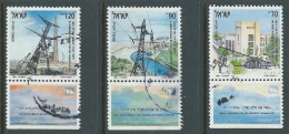 1991 ISRAELE USATO ELETTRICITA CON APPENDICE - T15 - Used Stamps (with Tabs)