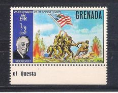 Grenada  1970 Sc Nr 373 Prez. Roozewelt, Flag  MNH (a3p21) - Grenada (1974-...)