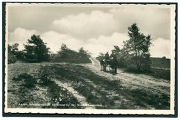 LAREN, SCHILDERACHTIGE HEIDEWEG BY HET KINDERSANATORIUM.ECHTE PHOTOGRAPHIE.UITGAVE GOOISCHE BOEKHUIS.ONGELOPEN.GOED. - Laren (NH)