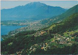 SUISSE,SWITZERLAND,SWISS, HELVETIA,SCHWEIZ,SVIZZERA ,TESSIN,LOCARNO,LAC MAJEUR,TICINO,VUE AERIENNE - Locarno