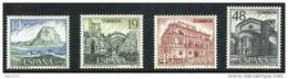 ESPAÑA 1987 - TURISMO - Edifil 2900-2903 - Yvert 2514-2515-2521-2522 - Abbayes & Monastères