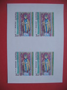 Andorre Non Dentelé Bloc De 4 N° 297 Neuf ** 1981 - Blocks & Sheetlets