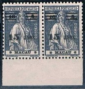 Macau, 1931/3, # 266 (III-IV; III-III), MNH - Nuovi