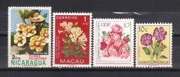 Flowers  Lot 42  4 Different    MNH - Other & Unclassified