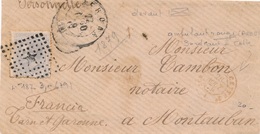 Devant De Lettre Gerona Pour La France 1879 - Lettres & Documents