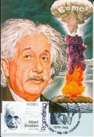64653- ALBERT EINSTEIN, SCIENTIST, MAXIMUM CARD, 2005, ROMANIA - Albert Einstein