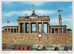 Berlin - Blick Auf Das Brandenburger Tor - AK Grossformat - Muro Di Berlino