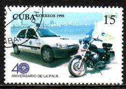 CUBA. N°3788 Oblitéré De 1998. Voiture/Moto/Police. - Police - Gendarmerie