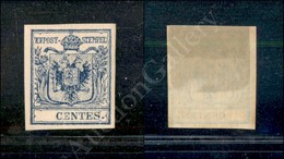 1850 - Ristampa - 45 Cent (Tipo 10) Su Carta Spessa Senza Cifra Del Valore - Autres & Non Classés