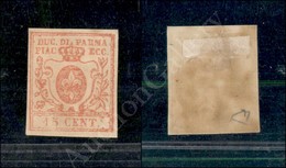 1859 - 15 Cent Vermiglio Chiaro (9a) - Nuovo Con Gomma - Ben Marginato - Diena (700) - Autres & Non Classés