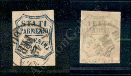 1859 - 20 Cent Azzurro Scuro (15bd) Con Zero Grasso - Diena + Richter (550+) - Autres & Non Classés