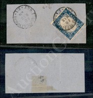 Amb. Firenze Livorno N.1 - 15 Cent Azzurro Grigio (11e) Su Frammento - Molto Bello (1.200++) - Sonstige & Ohne Zuordnung