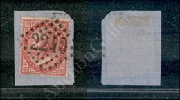2240 Punti Grandi Di Marsiglia (pt. 13) - 40 Cent Rosa Carminio (L20) Su Frammento (2.000) - Autres & Non Classés