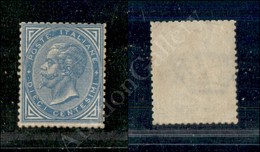 1877 - 10 Cent Azzurro (27) Nuovo Con Gomma Recuperata (8.000) - Sonstige & Ohne Zuordnung