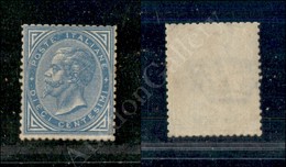 1877 - 10 Cent Azzurro (27) Nuovo Con Gomma Recuperata (8.000) - Otros & Sin Clasificación