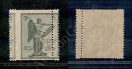 1921 - 5 Cent Vittoria (119ia) Con Doppia Dentellatura Da Doppio Pettine - Gomma Integra - Molto Bello - Sonstige & Ohne Zuordnung