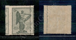 1921 - 5 Cent Vittoria (119ia) Con Doppia Dentellatura Da Doppio Pettine - Gomma Integra - Molto Bello - Otros & Sin Clasificación