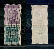 1924 - 40 Cent Tagliacozzo (17 - Pubblicitari) Annulla- Cert. AG (1.100) - Andere & Zonder Classificatie