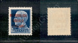 1944 - 1,25lire (495BA) Con Soprastampa Tipo M - Gomma Integra (550) - Lombardo-Vénétie