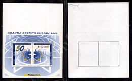 2007 - Trattati Di Roma (50 - Foglietti) Non Tosato In Alto Con Bordo Integrale (dimensioni 120x150) - Gomma Integra - C - Lombardo-Venetien