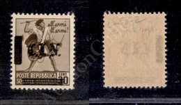 1945 - 30 Cent (CEI 25) Con Doppia Soprastampa (Errani A) - Gomma Integra - Raybaudi - Autres & Non Classés