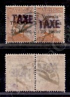 1919 - Coppia 20 Heller TAXE (33B) - (700) - Otros & Sin Clasificación