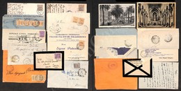 1943 - Cinque Lettere + Un Frontespizio + Quattro Cartoline Con Affrancature Miste Del Periodo - Da Esaminare - Autres & Non Classés