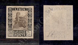 1924 - 30 Cent Pittorica (50k) Non Dentellato - Nuovo Con Gomma - Molto Bello E Raro - Non Quotato - Diena - Autres & Non Classés