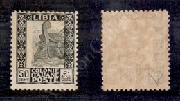 1927 - 50 Cent Pittorica (64b) Con Centro Spostato - Nuovo Con Gomma - Cert. Diena (2.400) - Andere & Zonder Classificatie