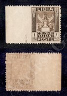 1926 - 1 Lira Pittorica (65g) Non Dentellato A Sinistra - Gomma Integra - Molto Bello (1.800+) - Autres & Non Classés